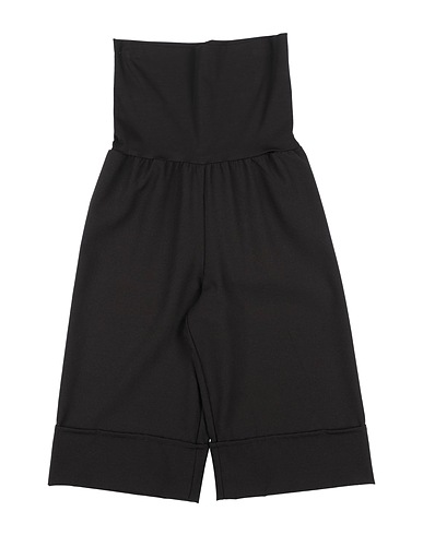 MANILA GRACE Casual trouser Black 95% Cotton, 5% Elastane, Polyester