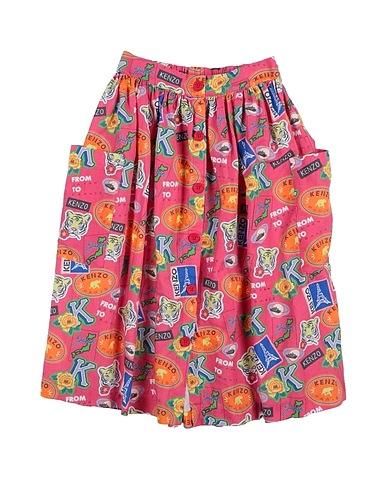 KENZO KIDS Skirt Fuchsia 50% Linen, 50% Cotton