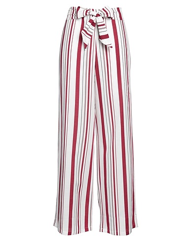 DIANA GALLESI Casual trouser White 65% Viscose, 35% Linen