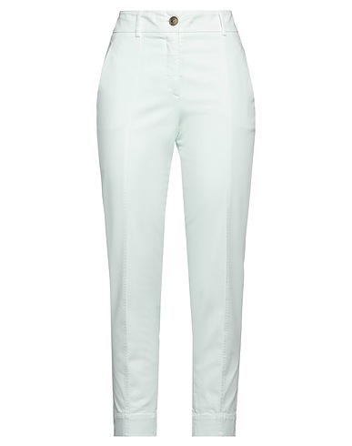 PESERICO Casual trouser Light green 97% Cotton, 3% Elastane