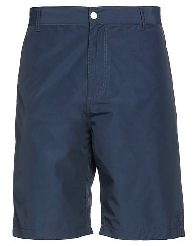 MAISON KITSUNÉ Shorts & Bermuda Midnight blue 51% Polyamide, 49% Cotton