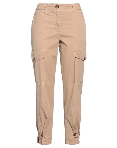 PESERICO Casual trouser Camel 96% Cotton, 4% Elastane