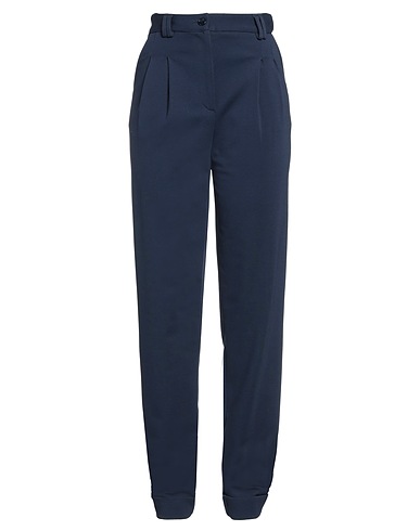 GALLIANO Casual trouser Navy blue 71% Viscose, 24% Polyamide, 5% Elastane