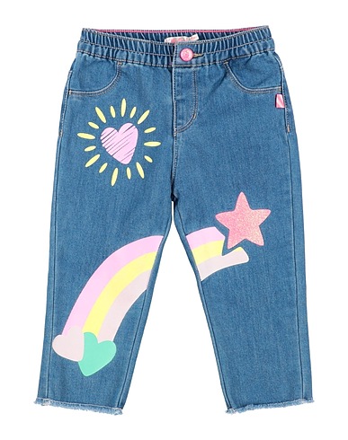 BILLIEBLUSH Denim trousers Blue 66% Cotton, 32% Polyester, 2% Elastane