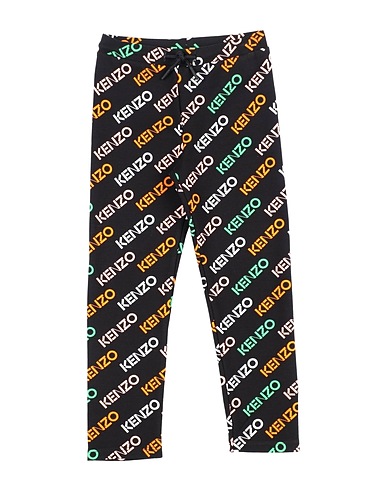 KENZO KIDS Leggings Black 83% Viscose, 13% Polyamide, 4% Elastane