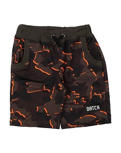 DATCH Shorts & Bermuda Military green 95% Cotton, 5% Elastane
