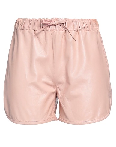 SALVATORE SANTORO Shorts & Bermuda Cipria Pelle ovina