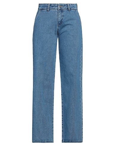 NO SECRETS Denim trousers Blue 90% Cotton, 10% Viscose
