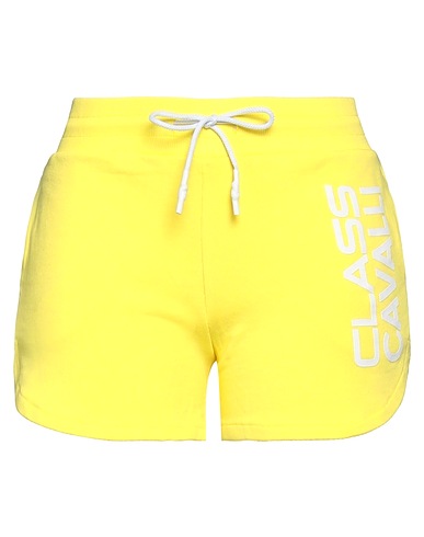 CAVALLI CLASS Shorts & Bermuda Yellow 100% Cotton