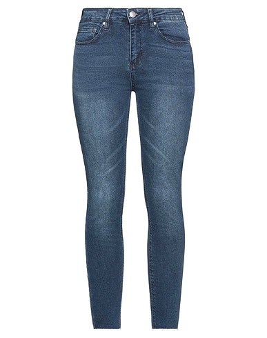 CAVALLI CLASS Denim trousers Blue 98% Cotton, 2% Elastane
