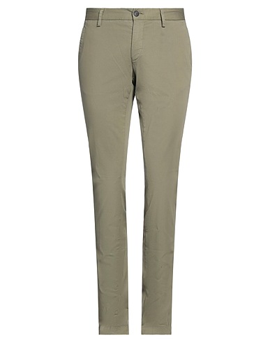 MASON'S Casual trouser Military green 97% Cotton, 3% Elastane