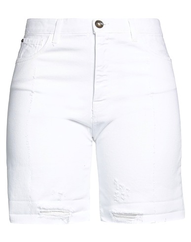 NOLITA Shorts vaqueros Blanco 100% Algodón