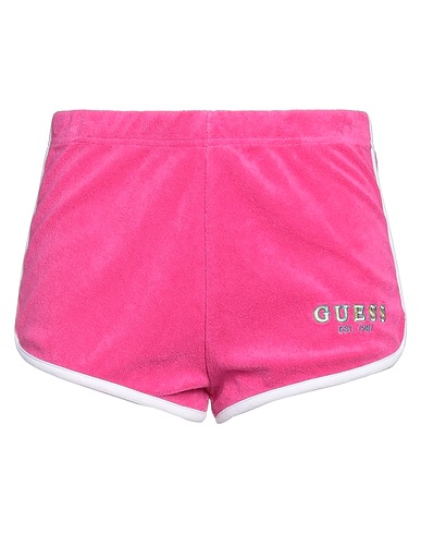 GUESS Shorts & Bermuda MAGENTA 100% Cotton