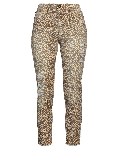 NOLITA Denim trousers Sand 99% Cotton, 1% Elastane