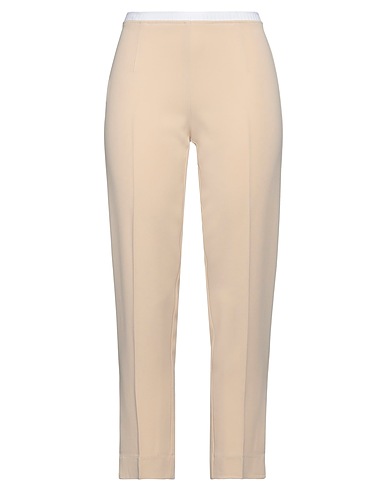 ROSE & LINI Casual trouser Beige 50% Acetate, 47% Viscose, 3% Lycra®