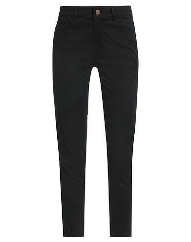 FRACOMINA Casual pants Black 98% Cotton, 2% Elastane