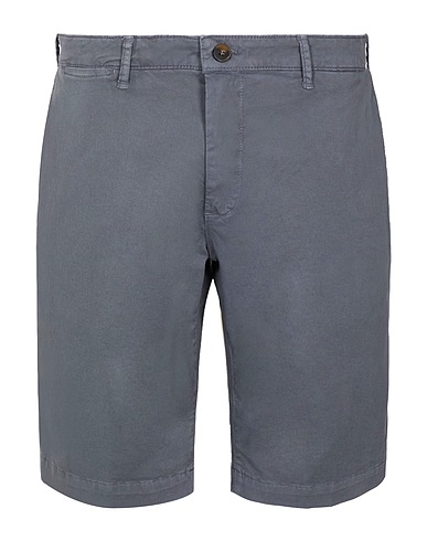 8 by YOOX Shorts & Bermuda ORGANIC COTTON SHIRTS
 Grigio 97% Cotone organico, 3% Elastan