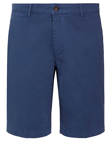 8 by YOOX Shorts & Bermuda ORGANIC COTTON SHIRTS
 Navy blue 97% Organic cotton, 3% Elastane