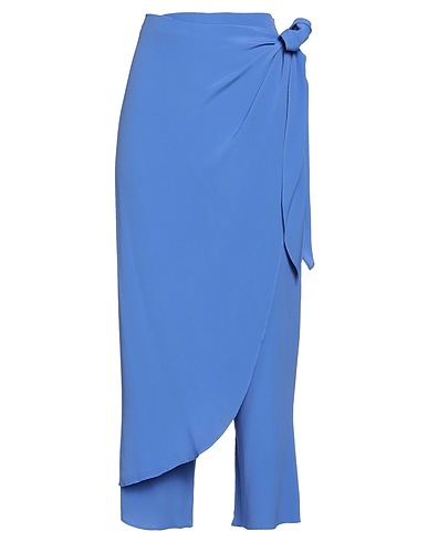 JUCCA Casual trouser Light blue 69% Acetate, 31% Silk