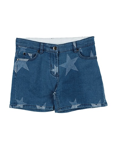 STELLA McCARTNEY KIDS Denim shorts Blue 99% Organic cotton, 1% Elastane