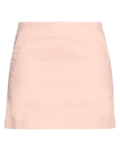 OBEY Mini skirt Light pink 100% Cotton