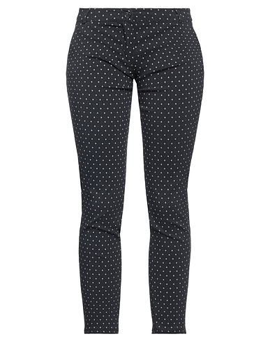 MASSIMO REBECCHI Casual trouser Black 65% Viscose, 30% Nylon, 5% Elastane