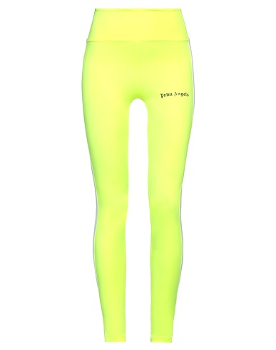 PALM ANGELS Leggings Yellow 80% Polyamide, 20% Elastane, Polyester