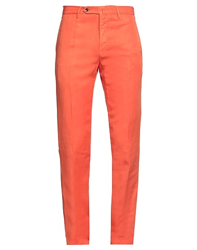 PT Torino Casual pants Orange 61% Lyocell, 22% Linen, 17% Cotton