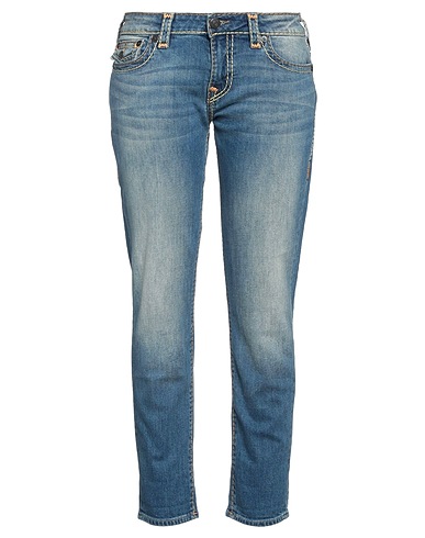 TRUE RELIGION Denim pants Blue 99% Cotton, 1% Elastane