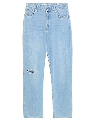 GARCIA Denim trousers Blue 74% Cotton, 25% Recycled cotton, 1% Elastane