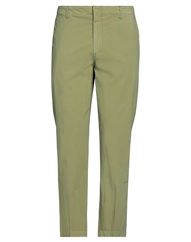 DONDUP Chinos Verde militare 55% Cotone, 40% Poliammide, 5% Elastan
