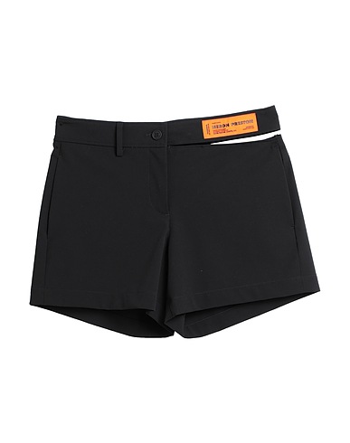 HERON PRESTON 쇼츠 & 버뮤다 블랙 66% 폴리에스테르, 28% 비스코스, 6% 엘라스테인
