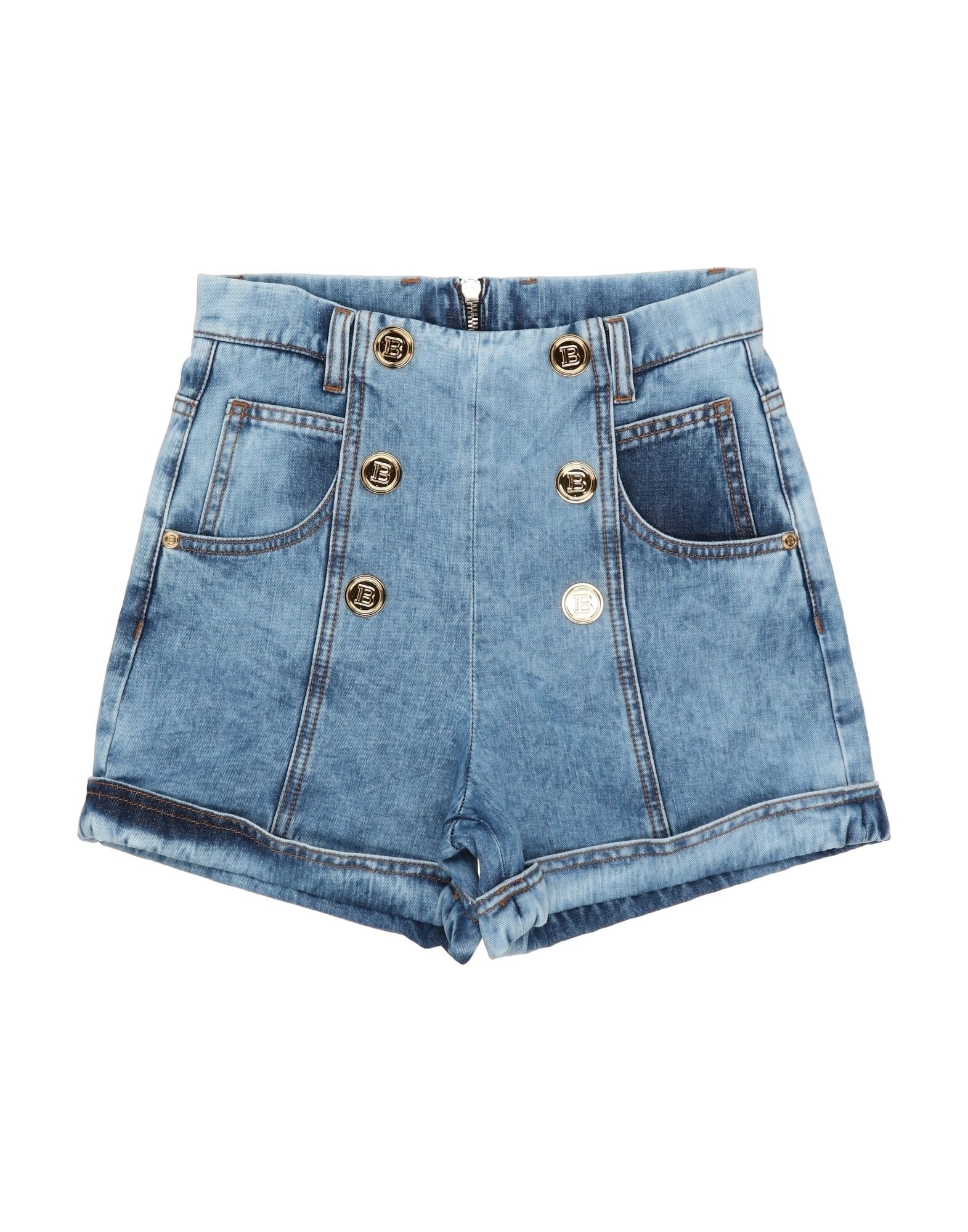 BALMAIN - Denim shorts