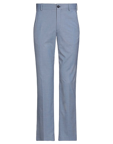 SELECTED HOMME Casual trouser Light blue 49% Polyester, 48% Viscose, 3% Elastane