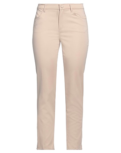 DIANA GALLESI クラシックパンツ ベージュ コットン 72% / ポリエステル 25% / ポリウレタン 3%