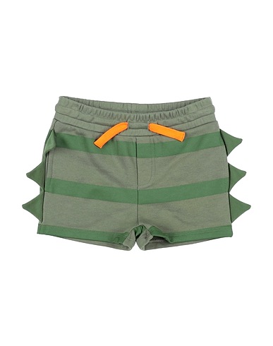STELLA McCARTNEY KIDS Shorts & Bermuda Military green 100% Cotton, Elastane