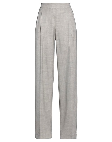 ANGELO MARANI Casual trouser Beige 95% Virgin Wool, 5% Elastane