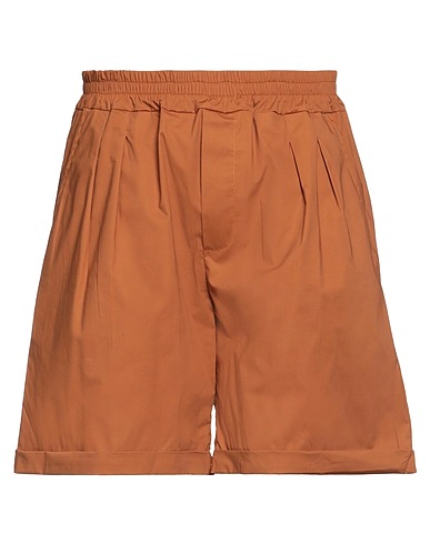 MOOD_ONE Shorts & Bermuda Tan 97% Cotton, 3% Elastane