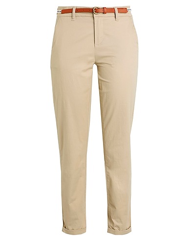 ONLY Pantalone Beige 98% Cotone, 2% Elastan