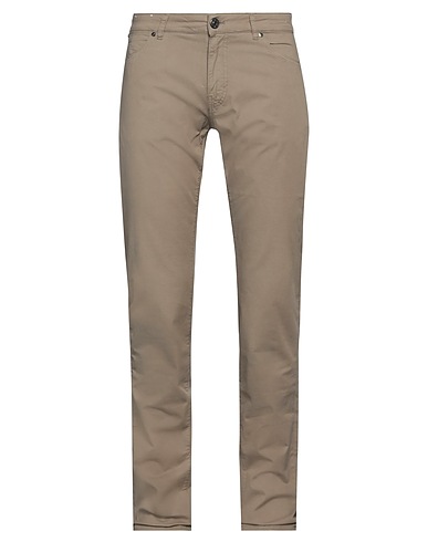 PT Torino Casual trouser Khaki 98% Cotton, 2% Elastane