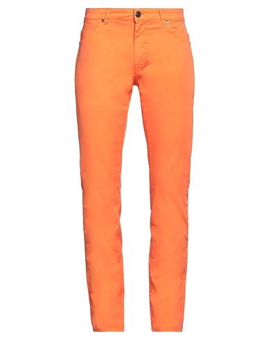 PT Torino Casual trouser Orange 98% Cotton, 2% Elastane