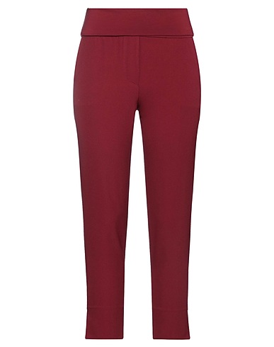 MANILA GRACE Pantalone Bordeaux 95% Poliestere, 5% Elastan, Cotone