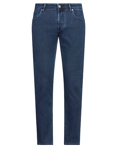 INCOTEX Denim trousers Blue 89% Cotton, 8% Polyester, 3% Elastane