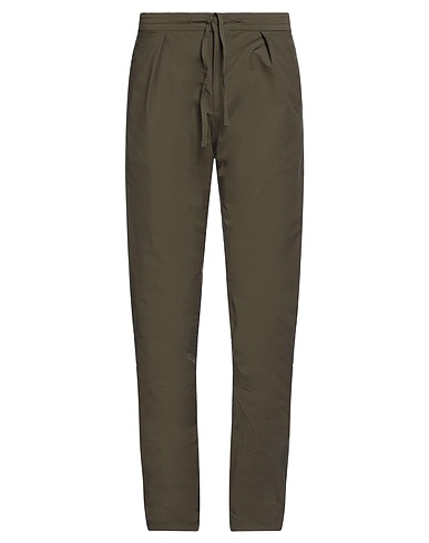 RUSSO CAPRI Casual trouser Military green 100% Polyester