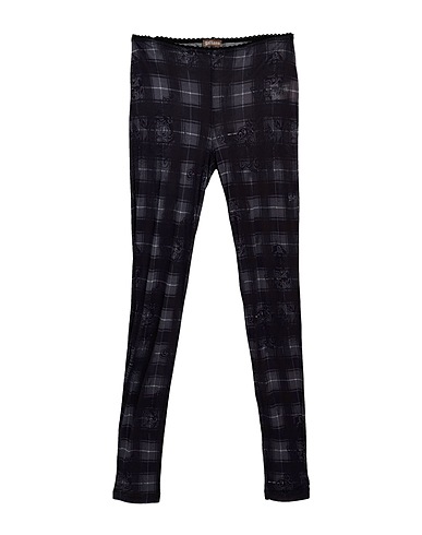 GALLIANO Leggings Dark purple 100% Modal