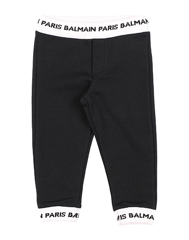 BALMAIN Pantalone Nero 100% Cotone