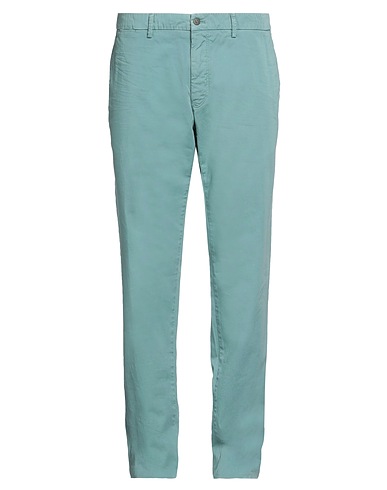 MASON'S Casual pants Turquoise 98% Cotton, 2% Elastane