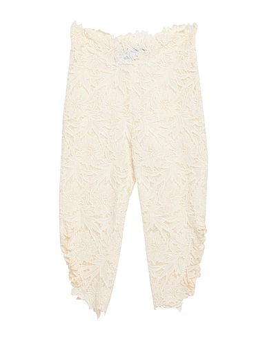 ERMANNO SCERVINO Casual trouser Off white 85% Cotton, 15% Polyester