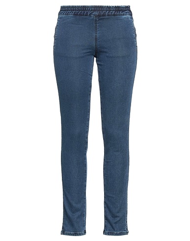 MARANI JEANS Denim trousers Blue 83% Cotton, 15% Polyester, 2% Elastane