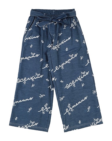 ERMANNO SCERVINO JUNIOR Denim trousers Blue 100% Cotton